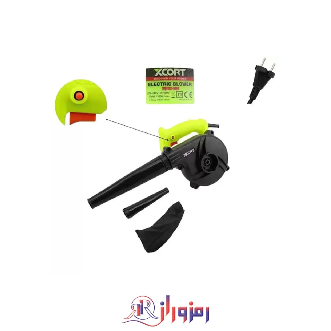 بلیور دمنده و مکنده برقی اکسکورت مدل xqf02-500 ، خرید بلیور دمنده و مکنده برقی اکسکورت مدل xqf02-500